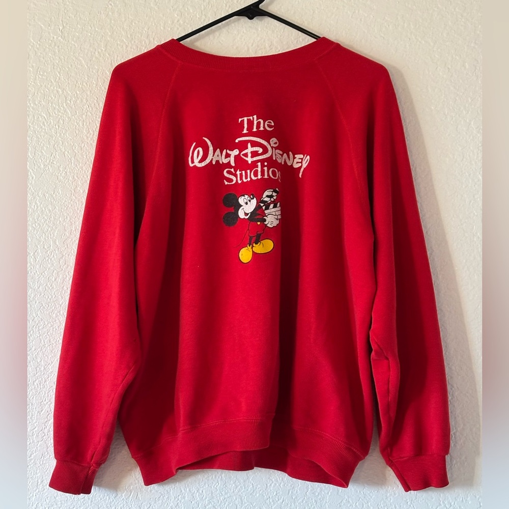 Hanes Red Sweatshirt with Disney Design